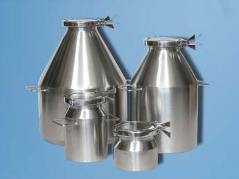 316L Stainless Steel TriClamp Containers