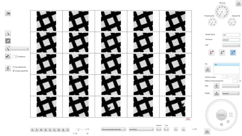 automatic sieve calibrator graphic