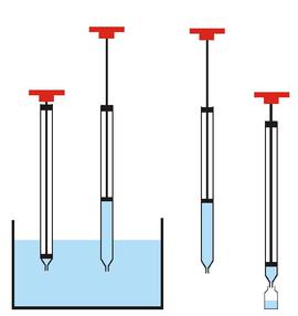 reusable viscous sampler