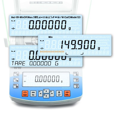 analytical balance keypad